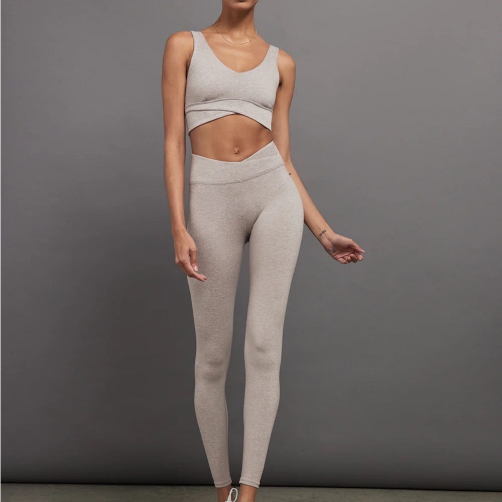 NWT | Carbon38 Wrap Bra in HeatherMelt